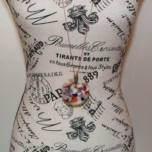 NEW Colorful Round Necklace